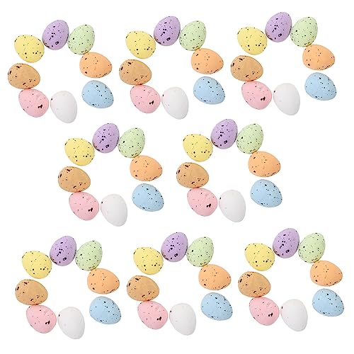 Garneck 100 Stück Ei Dekoration weihnachtsdeko beleuchtet innen Dekoration Weihnachten Easter Egg Schaum Ei zum selber basteln Osterei- schäumt Ostereier auf Gastgeschenke für Ostern von Garneck