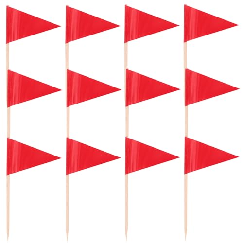 Garneck 100 Stück Mini Zahnstocher Flaggen Rote Cupcake Topper Essensbeschriftungen für Buffet Käse und Charcuterie Boards Dekorative Party Zubehörteile Garneck 100 Stück Mini Zahnstocher Flaggen Rote Cupcake Topper Essensbeschriftungen für Buffet Käse und Charcuterie Boards Dekorative Party Zubehörteile von Garneck