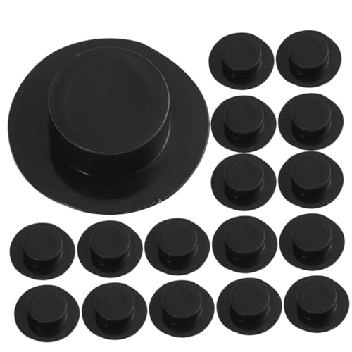 Garneck 100 Stück Zarte Puppenhüte Puppen Mini Zylinder Mini Geburtstagshüte Bezaubernde Mini Hüte Mini Hühner Mini Zylinder Zum Basteln Miniatur Hüte Für Formelle Anlässe DIY von Garneck