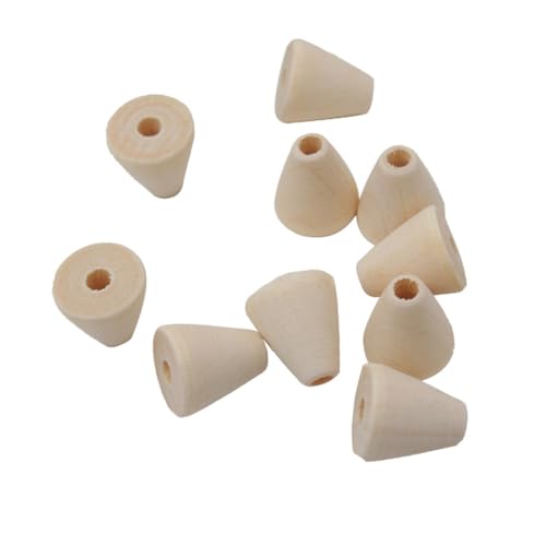 Garneck 100 Stücke DIY Perlen Kit Schmuck Für Armband Perlen Holz Perlen Form Perlen Bambus von Garneck