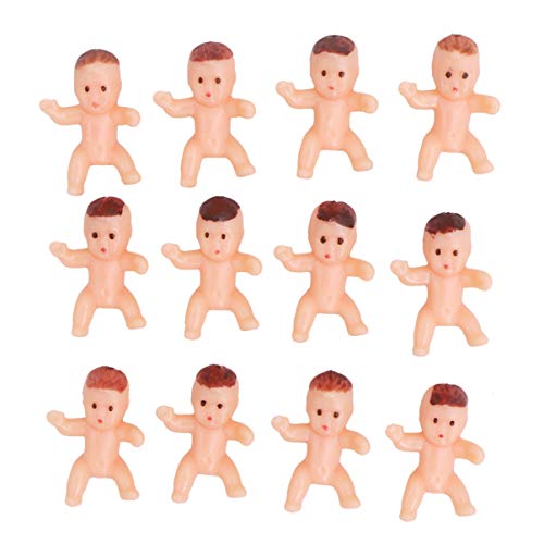 Garneck 100st Gefälligkeiten Für Die Babyparty Babys Puppen Badewanne Spielzeug Baby-dekorationen Winzige Babys Spielzeug Für Kinder Babyparty-dekoration Mini Ornament von Garneck
