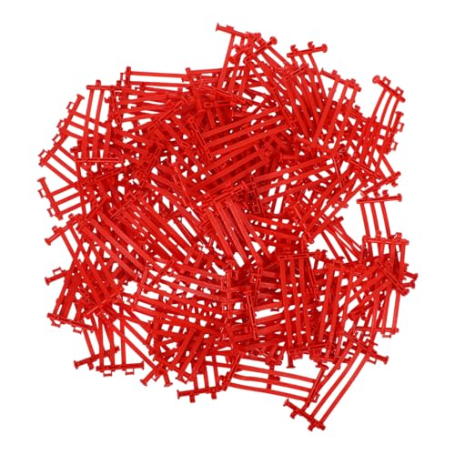 Garneck 100Stücke Zäune für Teiliges aus Robustem für Farm Szenen Einfache Montage Fördert Motorik und Fantasie Kompatibel mit Diversen Spielzeugzubehör von Garneck