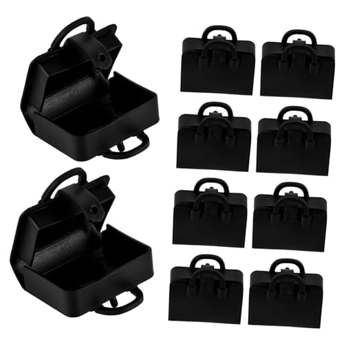 Garneck 10Er Set Puppenhaus-Tasche Zubehör für den Puppenhausgarten Mini-Rucksack für Puppen Backsack Mini-Vorräte Kleiner Rucksack Puppenhandtasche Plastik Black Garneck 10Er Set Puppenhaus-Tasche Zubehör für den Puppenhausgarten Mini-Rucksack für Puppen Backsack Mini-Vorräte Kleiner Rucksack Puppenhandtasche Plastik Black von Garneck