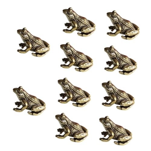 Garneck 10St Froschstatue aus Messing bürodeko büro Dekoration bastelzeug Office Decoration Miniaturstatue Feng-Shui-Frosch kleine Froschstatue Frosch-Außendekoration Gartenfiguren Golden Garneck 10St Froschstatue aus Messing bürodeko büro Dekoration bastelzeug Office Decoration Miniaturstatue Feng-Shui-Frosch kleine Froschstatue Frosch-Außendekoration Gartenfiguren Golden von Garneck