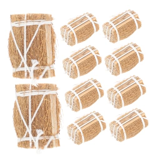 Garneck 10Stücke Heuballen Für Puppenhäuser Handgefertigte Holzspielzeug Deko Für Kreative DIY Projekte Und Miniaturlandschaften Für Bastelenthusiasten Garneck 10Stücke Heuballen Für Puppenhäuser Handgefertigte Holzspielzeug Deko Für Kreative DIY Projekte Und Miniaturlandschaften Für Bastelenthusiasten von Garneck