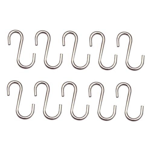 Garneck 10Stücke S Haken für Puppenküchen Teiliges Puppenzubehör zum Organisieren von Kochgeschirr Silberne Metallhaken für Puppenhaus Platzsparend und Leicht zu Handhaben Garneck 10Stücke S Haken für Puppenküchen Teiliges Puppenzubehör zum Organisieren von Kochgeschirr Silberne Metallhaken für Puppenhaus Platzsparend und Leicht zu Handhaben von Garneck