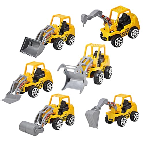 Garneck 10Stücke Teiliges Mini Baumaschinen Aus Kunststoff Lustige Bagger LKW Modelle Für Frühkindliche Bildungsspielzeuge Gelb Kreative Baustellen Spiele Garneck 10Stücke Teiliges Mini Baumaschinen Aus Kunststoff Lustige Bagger LKW Modelle Für Frühkindliche Bildungsspielzeuge Gelb Kreative Baustellen Spiele von Garneck