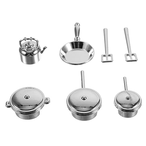 Garneck 10Stücke Teiliges Mini Küchenutensilien Für Puppenhäuser Realistische Kochutensilien Für Wohnkultur Und Spielzeugküchen Garneck 10Stücke Teiliges Mini Küchenutensilien Für Puppenhäuser Realistische Kochutensilien Für Wohnkultur Und Spielzeugküchen von Garneck