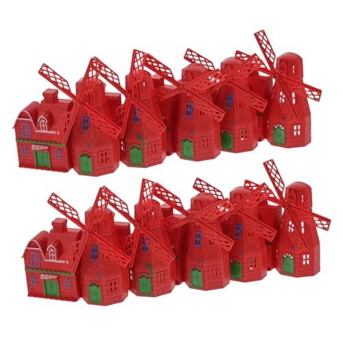 Garneck 10pcs Realistische Windmühlenmodell Spielzeug Plastikhaus Bauernhaus Miniaturhaus Für Micro Landscape Fairy Garden Dekoration Garneck 10pcs Realistische Windmühlenmodell Spielzeug Plastikhaus Bauernhaus Miniaturhaus Für Micro Landscape Fairy Garden Dekoration von Garneck