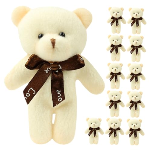 Garneck 12 Stück Bär Schlüsselanhänger krabbelndes Babyspielzeug Mini-Bärenspielzeug Karikatur bär anhänger bär Puppen kleine Bärenpuppe Bär Ornament Baumwolle Beige Garneck 12 Stück Bär Schlüsselanhänger krabbelndes Babyspielzeug Mini-Bärenspielzeug Karikatur bär anhänger bär Puppen kleine Bärenpuppe Bär Ornament Baumwolle Beige von Garneck