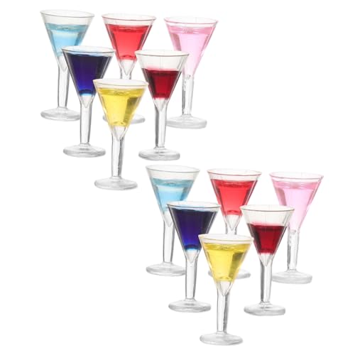 Garneck 12 Stück Mikrobrille Zubehör Mini Party Cocktailgläser Dekorationen puppenhaus Trinken schnapsgläser Puppe Weinbecher Mikro-Landschaftsbrille Harz Garneck 12 Stück Mikrobrille Zubehör Mini Party Cocktailgläser Dekorationen puppenhaus Trinken schnapsgläser Puppe Weinbecher Mikro-Landschaftsbrille Harz von Garneck