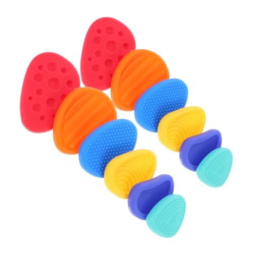 Garneck 12 Stück Silikonspielzeug Für Sinnessteine für Fidget-sorgenstein Aus Silikon Sorgenstein-Fidget Sorgensteine zappeln Zappelspielzeug Kieselgel Garneck 12 Stück Silikonspielzeug Für Sinnessteine für Fidget-sorgenstein Aus Silikon Sorgenstein-Fidget Sorgensteine zappeln Zappelspielzeug Kieselgel von Garneck