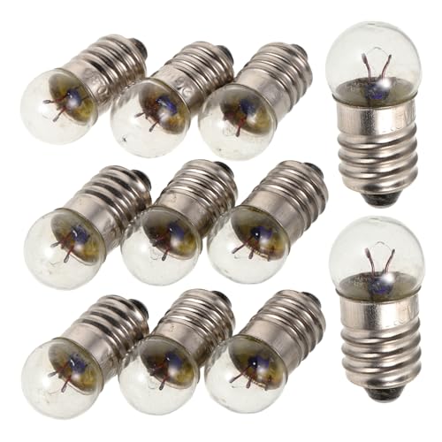 Garneck 12 Stück Taschenlampe Kleine Elektrische Perlen Glühbirnen-taschenlampen-ersatz Wissenschaftliches Physik-schaltungsexperiment Glühbirne Testen Glas Transparent Garneck 12 Stück Taschenlampe Kleine Elektrische Perlen Glühbirnen-taschenlampen-ersatz Wissenschaftliches Physik-schaltungsexperiment Glühbirne Testen Glas Transparent von Garneck