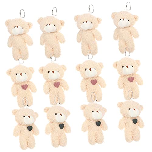 Garneck 12 Stück Teddybären -Ornamente tragen Mini Party Schlüsselbundanhänger kleiner ausgestopfter Bär Stofftieranhänger Cartoon ausgestopfte Spielzeugschlüsselring Plüsch Garneck 12 Stück Teddybären -Ornamente tragen Mini Party Schlüsselbundanhänger kleiner ausgestopfter Bär Stofftieranhänger Cartoon ausgestopfte Spielzeugschlüsselring Plüsch von Garneck