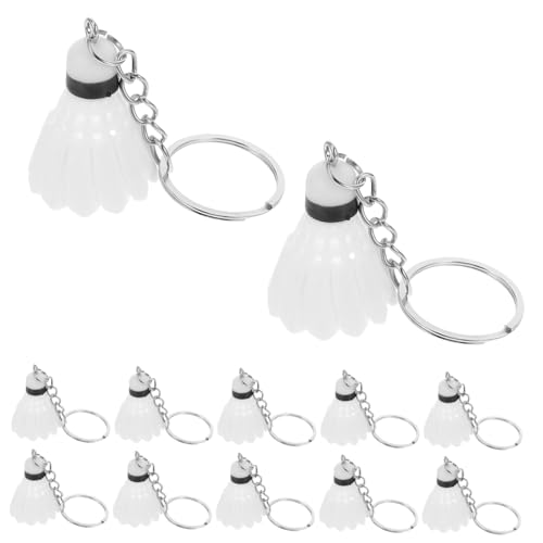 Garneck 12 Stück Teiliges Badminton Schlüsselanhänger Mini Federball Schlüsselringe aus PVC für Taschen Rucksäcke und Partys Süßes Sportdesign Praktische Schlüsselanhänger Garneck 12 Stück Teiliges Badminton Schlüsselanhänger Mini Federball Schlüsselringe aus PVC für Taschen Rucksäcke und Partys Süßes Sportdesign Praktische Schlüsselanhänger von Garneck