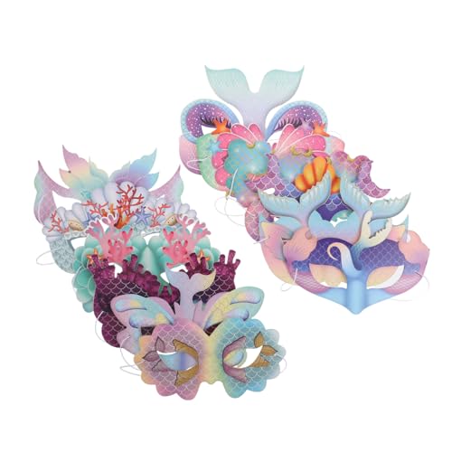 Garneck 12 Stück Teiliges Halbgesichtsmasken Buntes Design Leicht zu Reinigen Sichere Sicht für Halloween Karneval Geburtstagsfeiern Cosplay Spielspaß Garneck 12 Stück Teiliges Halbgesichtsmasken Buntes Design Leicht zu Reinigen Sichere Sicht für Halloween Karneval Geburtstagsfeiern Cosplay Spielspaß von Garneck
