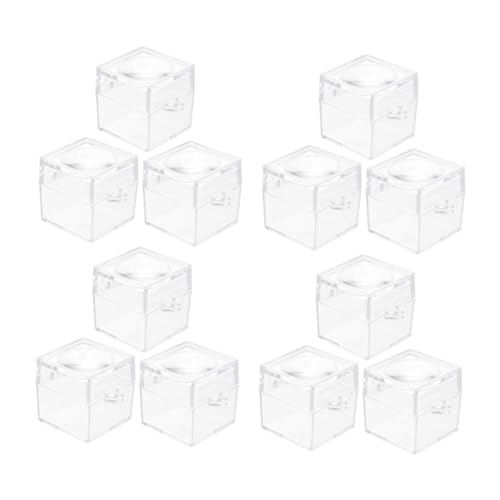 Garneck 12 Stück Teiliges Insekten-beobachtungsset mit Integriertem Vergrößerungsglas Transparente Kunststoffbehälter Benutzerfreundliche Lupendosen zur Genauen Naturerkundung für von Garneck