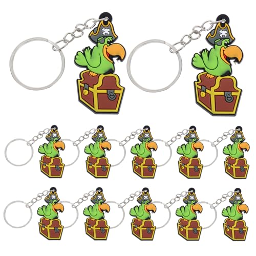 Garneck 12 Stück Teiliges Piratenparty Schlüsselanhänger mit Bunter Papageienfigur Einzigartiges Piratendesign als Kinderparty Mitgebsel Halloween Dekoration und Piratenparty Tischdeko Garneck 12 Stück Teiliges Piratenparty Schlüsselanhänger mit Bunter Papageienfigur Einzigartiges Piratendesign als Kinderparty Mitgebsel Halloween Dekoration und Piratenparty Tischdeko von Garneck