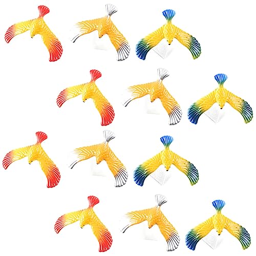 Garneck 12 Stück Teiliges Vogel aus Hochwertigem Gleichgewichtssinn und Physikverständnis Pädagogisches für Jungen Farblich Sortiert Spielerisch Lernen Zufällige Farbe von Garneck