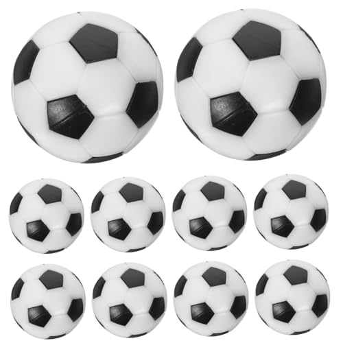 Garneck 12 Stück Tischfußball Fußballspielzeug Fußbälle Jugend Miniatur Mini-Kickerbälle klein tischfussballtisch Table Soccer Fussball mini Foosball Table mini Football Fußball Ball Black Garneck 12 Stück Tischfußball Fußballspielzeug Fußbälle Jugend Miniatur Mini-Kickerbälle klein tischfussballtisch Table Soccer Fussball mini Foosball Table mini Football Fußball Ball Black von Garneck