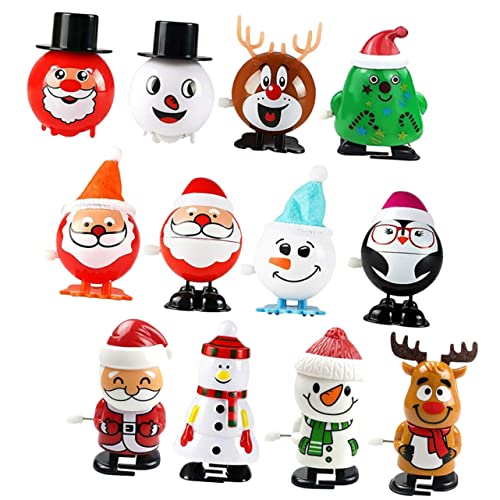Garneck 12 Stück Weihnachts Aufziehspielzeug Teiliges für Kreative Party Mitgebsel und für Weihnachten Geburtstage und Spielspaß Garneck 12 Stück Weihnachts Aufziehspielzeug Teiliges für Kreative Party Mitgebsel und für Weihnachten Geburtstage und Spielspaß von Garneck