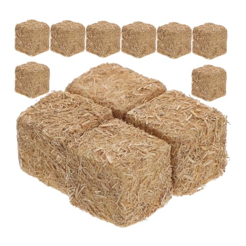 Garneck 12Stücke Mini Heuhaufen Dekorationen für Szenen Realistische Farm Modelle DIY Zubehör für Mini für Puppenhäuser und Dioramen Vielseitig Garneck 12Stücke Mini Heuhaufen Dekorationen für Szenen Realistische Farm Modelle DIY Zubehör für Mini für Puppenhäuser und Dioramen Vielseitig von Garneck