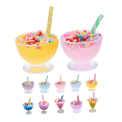 Garneck 12Stücke Teiliges Eiscreme Für Puppenhaus Künstlicher Eisbecher Und Dessert Figurinen Realistisches Design Für Kreative Bastelarbeiten Und Rollenspiele Von Kindern Garneck 12Stücke Teiliges Eiscreme Für Puppenhaus Künstlicher Eisbecher Und Dessert Figurinen Realistisches Design Für Kreative Bastelarbeiten Und Rollenspiele Von Kindern von Garneck