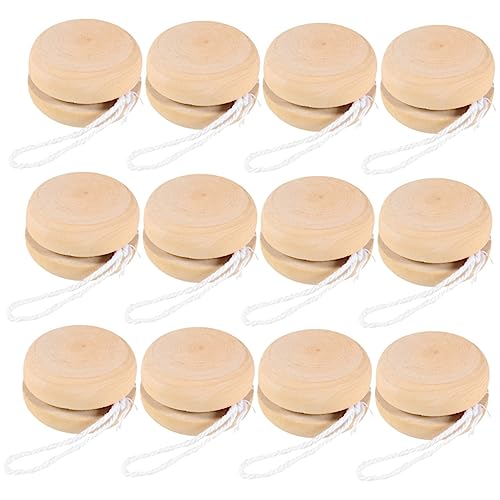 Garneck 12Stücke Teiliges Holzspielzeug Jo Yo Bälle für DIY und Kreatives für Partys und Festivals Sicheres und Langlebiges Holzspielzeug Garneck 12Stücke Teiliges Holzspielzeug Jo Yo Bälle für DIY und Kreatives für Partys und Festivals Sicheres und Langlebiges Holzspielzeug von Garneck