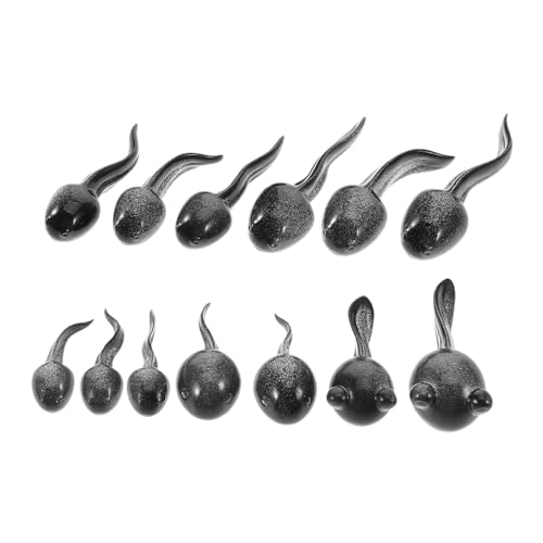 Garneck 13 Stück Simulierte Kaulquappendekorationen Teichfiguren Pool-Garten- Terrassenteichdekoration Miniaturfrösche Gartenteich Frosch Kleines Froschmodell Froschteich Schwarz Harz Garneck 13 Stück Simulierte Kaulquappendekorationen Teichfiguren Pool-Garten- Terrassenteichdekoration Miniaturfrösche Gartenteich Frosch Kleines Froschmodell Froschteich Schwarz Harz von Garneck