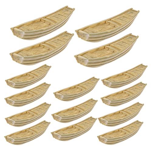 Garneck 15 Stück Fischerboot Modell Tisch Modellboot-bausätze Kleine Boote Leistung Multipack Miniboote Mini-fischfiguren Mini-fischerboot wasserdichte Lagerbehälter Paddel Kanu Brown Harz Garneck 15 Stück Fischerboot Modell Tisch Modellboot-bausätze Kleine Boote Leistung Multipack Miniboote Mini-fischfiguren Mini-fischerboot wasserdichte Lagerbehälter Paddel Kanu Brown Harz von Garneck