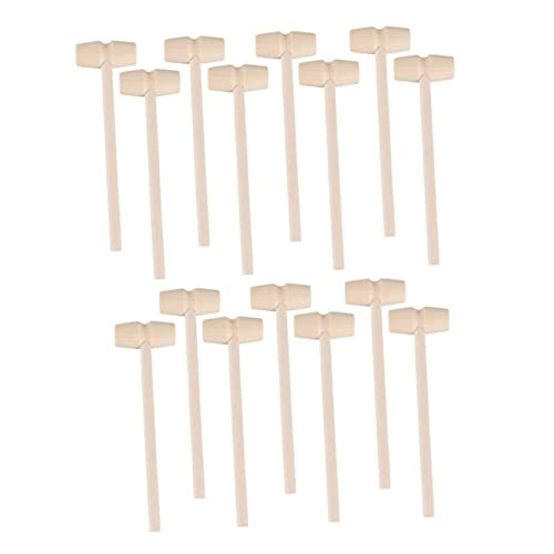 Garneck 15 Stück Kleine Hammerspielzeuge Kinderspielzeuge Kinderhämmer Hämmerspielzeug Kinderhämmer Mini Holzhammer Hämmerspielzeug Für Kinderhammer Kinderhammer Bambus von Garneck