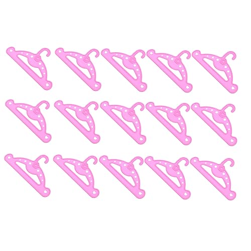 Garneck 15 Stück Mini Puppenkleiderbügel Set aus Kunststoff Kreative Weihnachtsdekoration für DIY Puppenzubehör Praktische Kleideraufhängung für Spielzeugkleidung Garneck 15 Stück Mini Puppenkleiderbügel Set aus Kunststoff Kreative Weihnachtsdekoration für DIY Puppenzubehör Praktische Kleideraufhängung für Spielzeugkleidung von Garneck