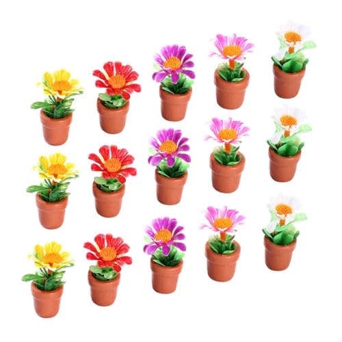 Garneck 15 Stück Miniaturpflanzen Teilig Realistische Bonsai Dekoration für Puppenhaus und Miniaturgarten für Feengarten und Gartenzubehör Hochwertige Töpfe für Kreative Szenen Garneck 15 Stück Miniaturpflanzen Teilig Realistische Bonsai Dekoration für Puppenhaus und Miniaturgarten für Feengarten und Gartenzubehör Hochwertige Töpfe für Kreative Szenen von Garneck