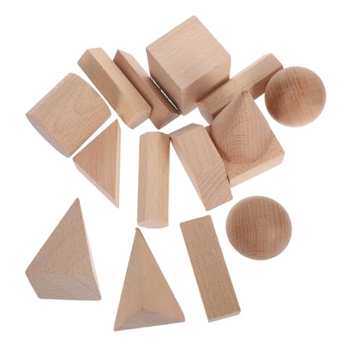 Garneck 15 Stück Naturbelassene Bausteine aus Buchenholz für Montessori Lernspielzeug für Vorschule und Mathematikförderung Garneck 15 Stück Naturbelassene Bausteine aus Buchenholz für Montessori Lernspielzeug für Vorschule und Mathematikförderung von Garneck
