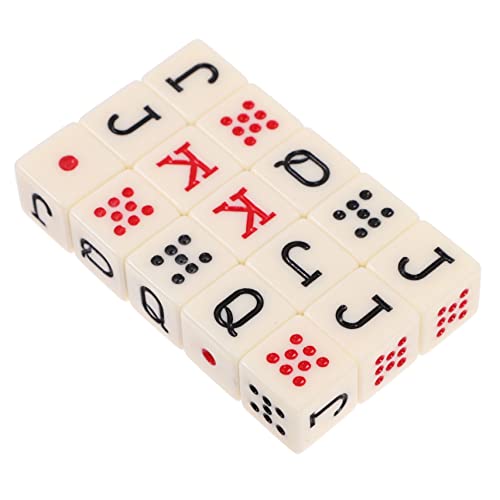 Garneck 15 Stück Poker Würfel Lassen Lustige Partyspiele Stütze Spiele für Geburtstagsfeiern leer farbige Würfel große Würfel-Requisite Spots-Würfelspiel Spiel Würfel Acryl Garneck 15 Stück Poker Würfel Lassen Lustige Partyspiele Stütze Spiele für Geburtstagsfeiern leer farbige Würfel große Würfel-Requisite Spots-Würfelspiel Spiel Würfel Acryl von Garneck