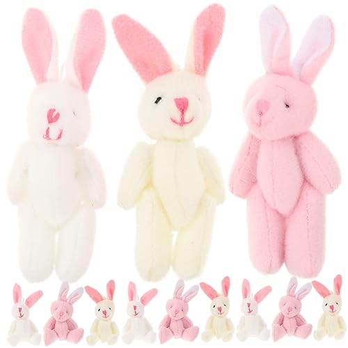 Garneck 15 Stück Teiliges Plüschkaninchen Anhänger Dekorative Hasenfiguren für Taschen Schlüssel und Party Geschenkdekoration Garneck 15 Stück Teiliges Plüschkaninchen Anhänger Dekorative Hasenfiguren für Taschen Schlüssel und Party Geschenkdekoration von Garneck