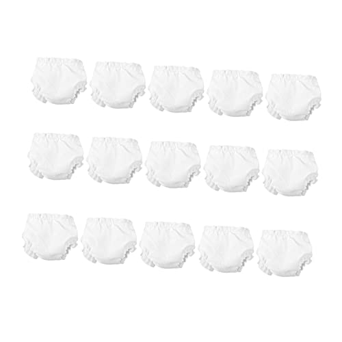 Garneck 15 Stück Teiliges Puppenunterwäsche Weiße Mini Unterhosen für Babypuppen Dekorative Briefs und Puppenzubehör zum Ankleiden und Fördert die Kreativität und Vorstellungskraft Garneck 15 Stück Teiliges Puppenunterwäsche Weiße Mini Unterhosen für Babypuppen Dekorative Briefs und Puppenzubehör zum Ankleiden und Fördert die Kreativität und Vorstellungskraft von Garneck