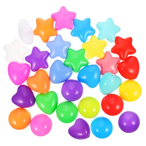 Garneck 150 Stück Bunte Herz und Sternbälle für Innen und Außenspiel Party für Jungen und Mädchen Langlebig und Sicher Garneck 150 Stück Bunte Herz und Sternbälle für Innen und Außenspiel Party für Jungen und Mädchen Langlebig und Sicher von Garneck