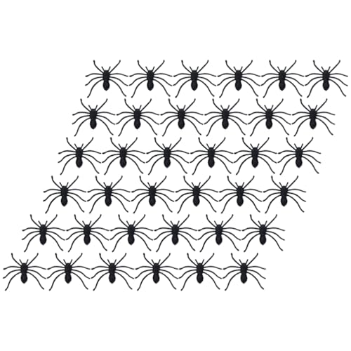 Garneck 150 Stück Künstliche Spinnen aus Plastik Mini-Spinnenspielzeug Simulationsspinnen für Halloween-Dekoration Schwarz 5 cm DIY-Set mit 50 und 100 Stück Garneck 150 Stück Künstliche Spinnen aus Plastik Mini-Spinnenspielzeug Simulationsspinnen für Halloween-Dekoration Schwarz 5 cm DIY-Set mit 50 und 100 Stück von Garneck