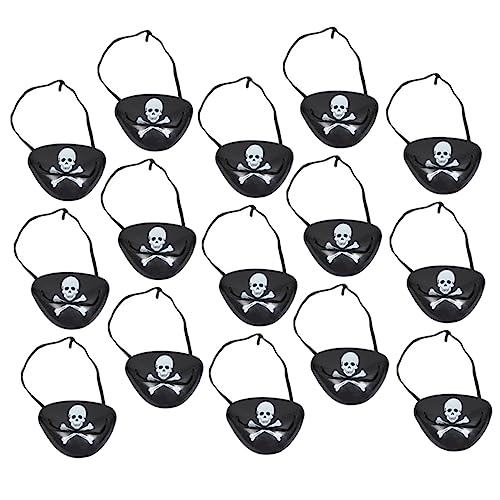 Garneck 15Stücke Piraten Augenmasken für Halloween Cosplay Augenklappen im Piratendesign Augenbedeckung für Erwachsene für Kostümparty und Karneval Garneck 15Stücke Piraten Augenmasken für Halloween Cosplay Augenklappen im Piratendesign Augenbedeckung für Erwachsene für Kostümparty und Karneval von Garneck