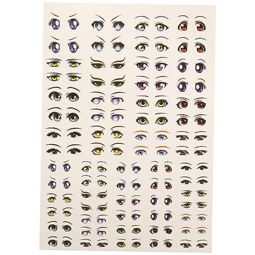 Garneck 1Blatt Cartoon Augen Aufkleber für DIY Puppen Selbstklebende Papieraugen Formen für Tonfiguren und Bastelprojekte Garneck 1Blatt Cartoon Augen Aufkleber für DIY Puppen Selbstklebende Papieraugen Formen für Tonfiguren und Bastelprojekte von Garneck
