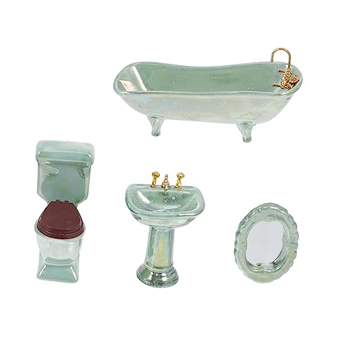 Garneck 1Satz Badezimmer Für Puppenhaus Teiliges Aus Keramik Kinderspielzeug Möbel Für Dekoration Für DIY Projekte Und Sammler Garneck 1Satz Badezimmer Für Puppenhaus Teiliges Aus Keramik Kinderspielzeug Möbel Für Dekoration Für DIY Projekte Und Sammler von Garneck