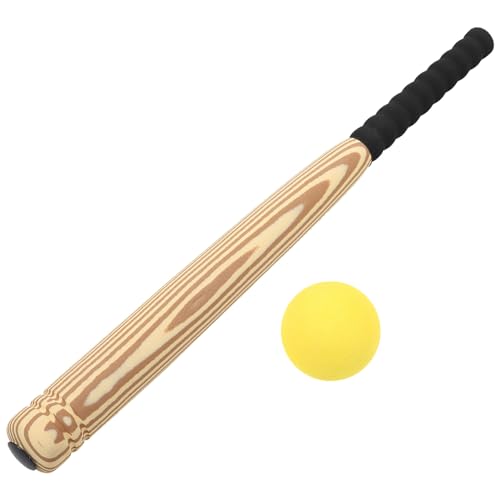 Garneck 1Satz Baseballschläger für Bat im Holzdesign für Outdoor Sport Spaß und Training Jugendliche im Park oder Zuhause von Garneck