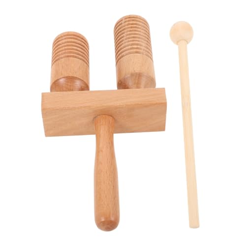 Garneck 1Satz Holz Guiro Schlaginstrument für Stabiles Musikinstrument Musikalischen Entwicklung für Kleinkinder für Frühen Musikunterricht und Kreativität von Garneck