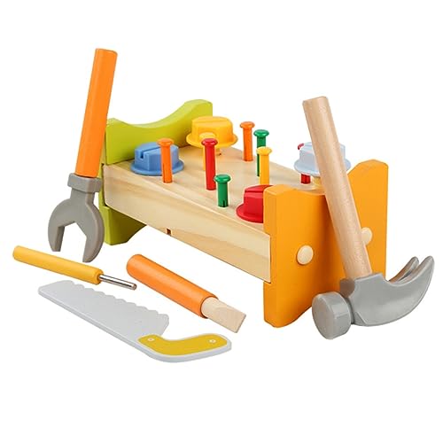 Garneck 1Satz Holz Poching Peg Lernspielzeug für Ab Jahr mit Bunten Holz Peg Hammer Fördert Motorische Fähigkeiten Kreativität Sicher Langlebig Garneck 1Satz Holz Poching Peg Lernspielzeug für Ab Jahr mit Bunten Holz Peg Hammer Fördert Motorische Fähigkeiten Kreativität Sicher Langlebig von Garneck