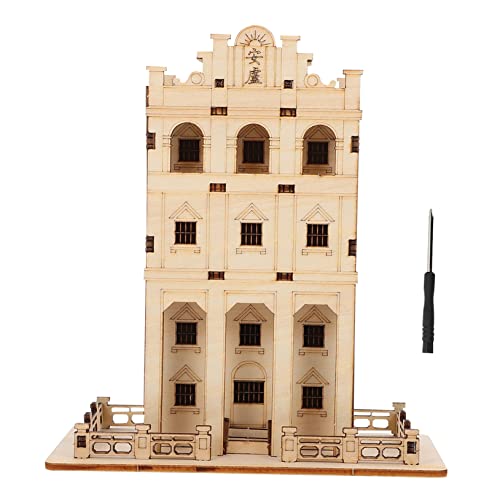 Garneck 1Satz Holzpuzzle DIY Baugruppe Pädagogisches für Hand Auge Koordination und Kreativität für Familienaktivitäten und Zimmerdeko von Garneck