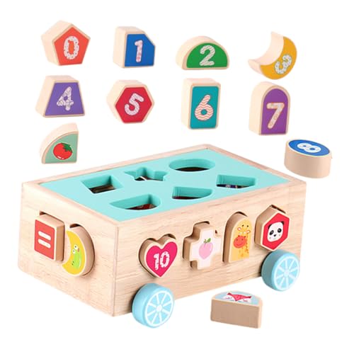 Garneck 1Satz Kreatives Formsortierer für Kleinkinder Teiliges Holzspielzeug Farben Konzentration und Praktischen Fähigkeiten Sicheres und Langlebiges Pädagogisches Garneck 1Satz Kreatives Formsortierer für Kleinkinder Teiliges Holzspielzeug Farben Konzentration und Praktischen Fähigkeiten Sicheres und Langlebiges Pädagogisches von Garneck