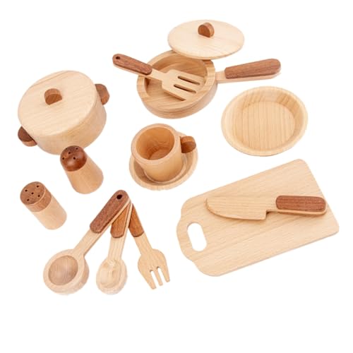 Garneck 1Satz Küchen Set für Holzspielzeug mit Pädagogischem Sicher und Rollenspiele und Kreative Aktivitäten Garneck 1Satz Küchen Set für Holzspielzeug mit Pädagogischem Sicher und Rollenspiele und Kreative Aktivitäten von Garneck