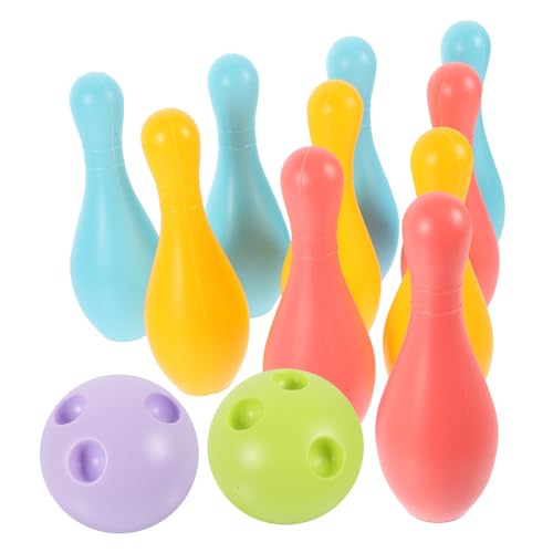 Garneck 1Satz Kunststoff Bowling für Pins und Bällen Indoor Sportspielzeug Motorischen Fähigkeiten und Hand Auge Koordination für Kindergarten Garneck 1Satz Kunststoff Bowling für Pins und Bällen Indoor Sportspielzeug Motorischen Fähigkeiten und Hand Auge Koordination für Kindergarten von Garneck