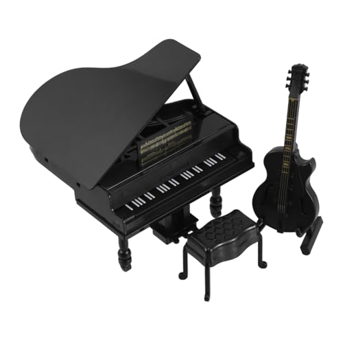 Garneck 1Satz Maßstab Klavier Und Gitarre Detailreiche Dekoration Für Puppenhaus Zubehör Sammler Und Kreative Gestaltung Garneck 1Satz Maßstab Klavier Und Gitarre Detailreiche Dekoration Für Puppenhaus Zubehör Sammler Und Kreative Gestaltung von Garneck
